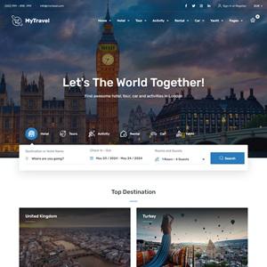 MyTravel - Tours & Hotel Bookings WooCommerce T-0