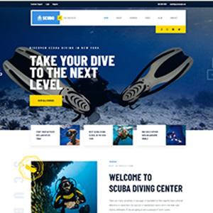 Scubo - Scuba Diving Centre WordPress Theme +-10